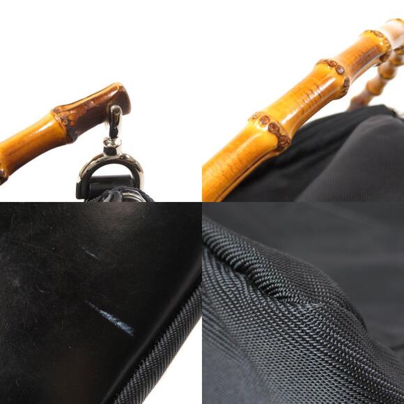 Gucci Bamboo Bag Nylon Handbag - Picture 9 of 10